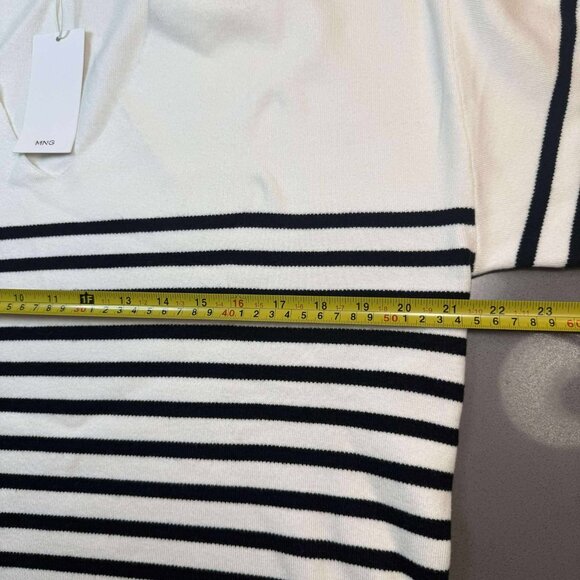 Women's MANGO Stripes Sweater - New With Tag Large-XL Size - Picture 4 of 7